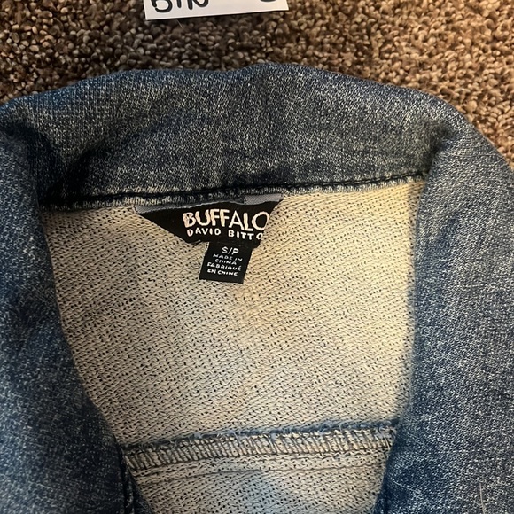 Small Buffalo “jean” jacket, made mostly from cotton so it’s softer. - Picture 4 of 7